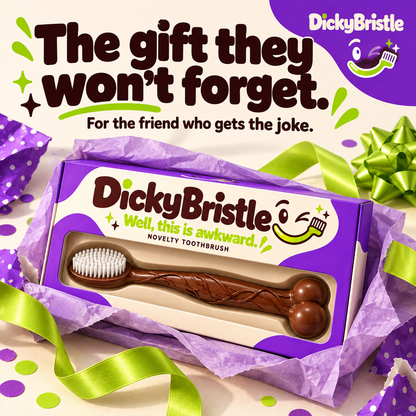 DickyBristle™ — The Cheeky Toothbrush